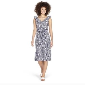 Vineyard vines Nautical Ruffle Dress- Large